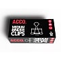 ACCO Medium Binder Clips, 0.63" Capacity, Black, 12 Clips/Pack (A7072050B)~#|#~6CAD48EA-57D3-4D57-A383EFC8C8BC2534_sc7
