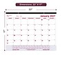 2027 Brownline 22" x 17" Monthly Desk Pad Calendar, White/Burgundy (C1731V-27)~#|#~6CADC885-80CF-4FBF-AD104B16DDCBD1FE_sc7