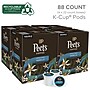 Peet's Coffee Vanilla Coffee, Keurig K-Cup Pod, Light Roast, 88/Carton (5000376697CT)~#|#~6CBA9F82-3078-44F4-BA6641B8D8BCF2AC_sc7