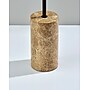 Adesso Rayne 61.25"H Floor Lamp, Brown Marble Base with Rattan Shade (3296-01)~#|#~6CBC8CCE-B3FD-463E-85742288D8090D15_sc7
