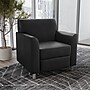 Flash Furniture Hercules Diplomat LeatherSoft Reception Chair, Black/Chrome Legs (BT8271BKCHR)~#|#~6CC25174-E6F2-46CB-90E7FFA72324E066_sc7