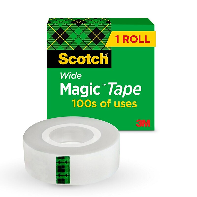 Scotch Magic Invisible Clear Tape Refill, 1" x 36 yds., 1" Core (810-11296) image 1