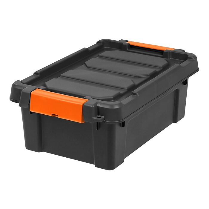 Iris 13 Quart Heavy Duty Store-It-All Plastic Latching Storage