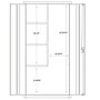 Hirsh 72" Steel Janitorial Cabinet with 3 Shelves, Light Gray (24034)~#|#~6CC70F36-F2D3-4C59-AC123FB6E8304B72_sc7