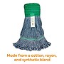 Baseline Blend Twist Mop Head, 16 oz., Blue, 12/Carton (CLM-303MWB-CT)~#|#~6CC98591-BE32-40C5-B9491D91E249DC81_sc7