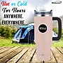 Brentwood Geojug Stainless Steel Double Walled Tumbler Cup, 40 oz., Pink (CMB-1200PK)~#|#~6CCC9006-59B9-47A4-B9A48F0114AFB2BC_sc7
