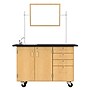 Diversified Woodcrafts Oak Wood Demonstration Center with Sink and Fixtures (4342K)~#|#~6CD12A63-BF61-4337-8A1AAC0F73172A21_sc7
