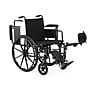 Medline Guardian K4 Lightweight Manual Wheelchair. 18" Seat Width, Desk-Length Arms, Black (K4186N34E)~#|#~6CD294CD-B2F5-40B0-964CE1356980F31F_sc7