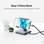 Plugable 8-in-1 USB-C Tablet/Phone/iPad Stand with Docking Station, 100W, Silver (UDS-7IN1)~#|#~6CD2E024-306E-411F-A23298664FBA809B_sc7