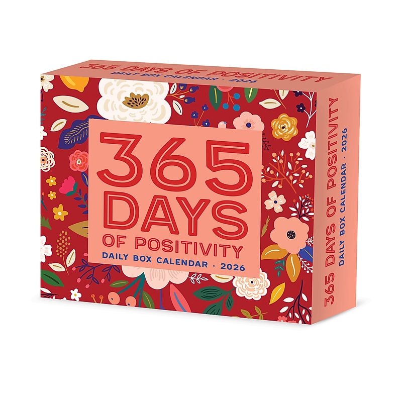 2026 Willow Creek 365 Days of Positivity 6.125" x 5.25" Day-to-Day Calendar (53874X) image 1