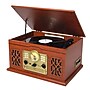 Victor State 7-in-1 Turntable Music Center w/ 3-Speed Record Player, CD/MP3/Cassette, FM, Dual Bluetooth In/Out, Mahogany~#|#~6CD622D2-6CA0-4BB1-8A27C62BA928E3C4_sc7