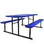 National Public Seating BMPT Series 30" x 72" Heavy Duty Picnic Folding Table, Blue (BMPT3072-BK04)~#|#~6CDBE99A-7E53-4524-85C07E8F5B8AC87D_sc7