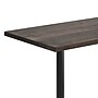 Flash Furniture Bennett Wooden Commercial Indoor Table, 60" x 30", Dark Brown Top/Black Base (GSF3060DBT2222)~#|#~6CDD50B9-0320-4799-A6969E8F9313F3F2_sc7