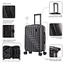 DUKAP Zahav 21.04" Hardside Carry-On Suitcase, 4-Wheeled Spinner, TSA Checkpoint Friendly, Black (DKZAH00S-BLK)~#|#~6CDEA57B-BF36-438A-8D21FEF35E749D39_sc7