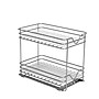 Household Essentials Glidez Pull-Out/Slide-Out Storage Organizer with Plastic Liner, 2-Tier Design (HH1246-1)~#|#~6CDF29A6-FBFB-42B8-9030C36379C2D5E2_sc7