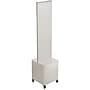 Azar Displays 44”H x 13.5W Floor Display on Studio Wheeled Base, White (700729-WHT-WB)~#|#~6CDF383B-AA31-417A-A4B9A6C9FFE38D61_sc7