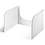 Classroom Products Foldable Cardboard Freestanding Privacy Shield, 13"H x 20"W, White, 20/Box (WS1320 WH)~#|#~6CDF6672-0AFA-40EE-813D8F59E4D68702_sc7