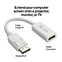 NXT Technologies 0.5' DisplayPort/HDMI Audio/Video Adapter, White (NX60396)~#|#~6CDFAF08-B752-4984-9D484E242900D052_sc7