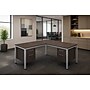 Boss Office Products Simple System 66"W L-Shaped Desk with 2-Pedestals, Driftwood (SGSD004-202)~#|#~6CE5DC0F-40EC-46A9-AC3A65D21246DF8E_sc7