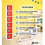 AdirOffice 72"H 6-Tier Red Storage Locker (ADI629-206-RED-DL)~#|#~6CE668C3-3E23-4233-B91D2B305AE5903B_sc7