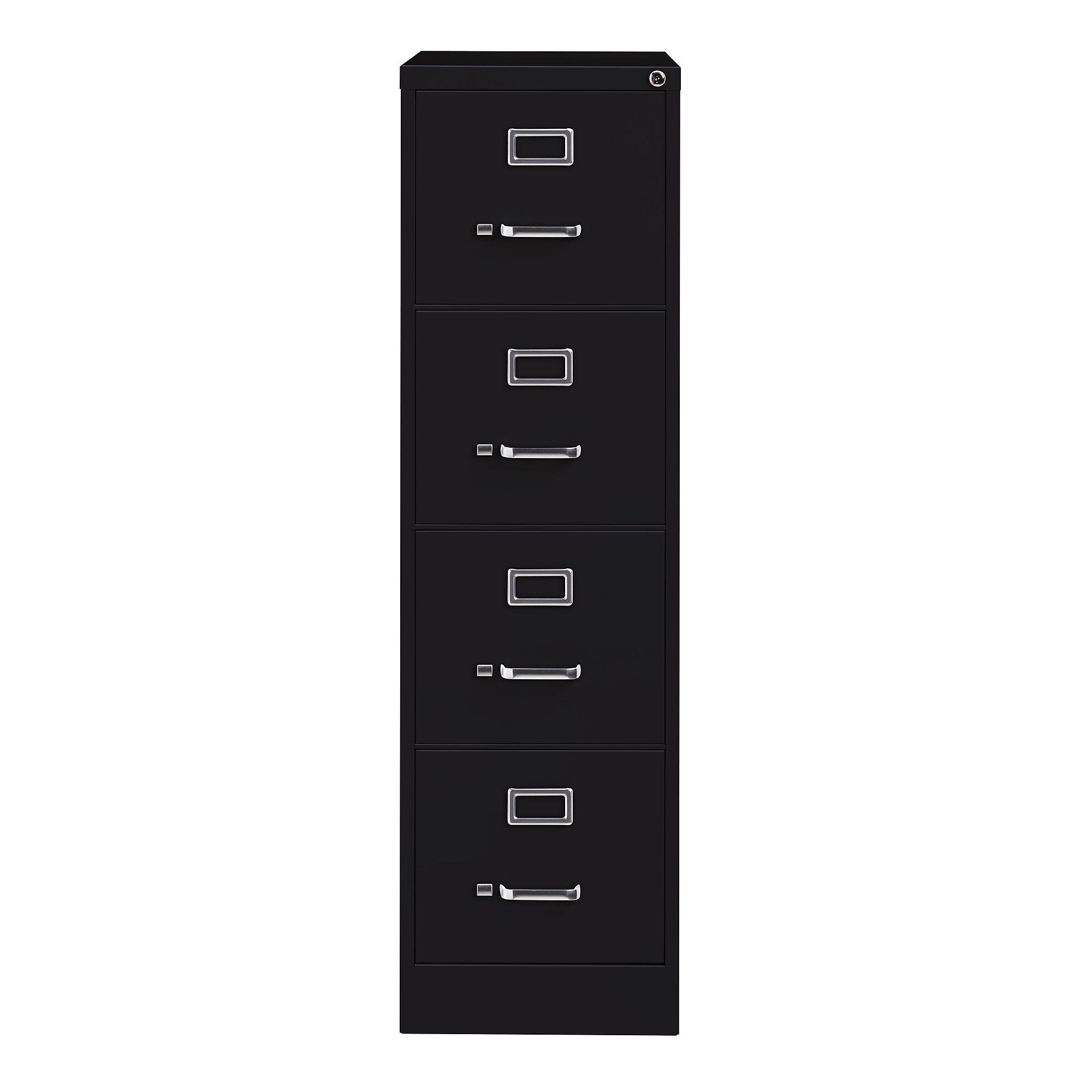 Hirsh Commercial 4-Drawer Vertical File Cabinet, Letter Size, Lockable, 52″H x 15″W x 22″D, Black (17787) Sansujyuku sansujyuku.com