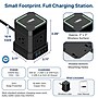 Uncaged Ergonomics Wireless Cube Power Strip with 15W Wireless Charger, 4 AC Outlets, 4 USB Ports, 10' Cord, Black (WC-10-B)~#|#~6CEBB48D-E7A6-4DC3-A10C05580E15225C_sc7