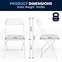 Flash Furniture HERCULES™ Plastic Armless Folding Chair, Premium White, 52/Pack~#|#~6CEC8D75-0920-41E3-A76692241223A6BC_sc7