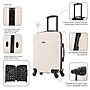 InUSA Resilience 21.65" Hardside Suitcase, 4-Wheeled Spinner, TSA Checkpoint Friendly, Sand (IURES00S-SAN)~#|#~6CEEBD1F-25EA-4995-A6CEB022CEC808B5_sc7