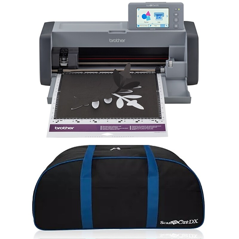 Brother ScanNCut DX Electronic Cutting Machine with Scanner and Duffle Bag (SDX125EGY) image 1