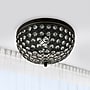 Lalia Home Crystal Glam 2 Light Ceiling LED Flush Mount, Restoration Bronze (LHM-2000-RZ)~#|#~6CFA486A-65BB-4C09-93642CE52E59765F_sc7