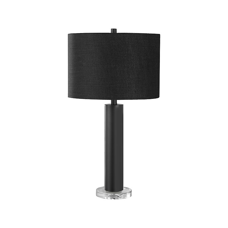 Monarch Specialties Inc. Incandescent Table Lamp, Matte Black (I 9658) image 1