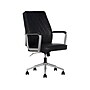 Elle Decor Amelia Ergonomic Polyurethane Swivel Computer and Desk Manager Chair, Black (60095-BLK)~#|#~6CFD71D8-0046-441B-A8E495B62088AD02_sc7
