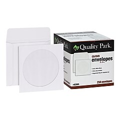 Quality Park Open End CD/DVD Envelopes, 5