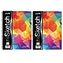 uCreate Kaleidoscope 12" x 9" Wire Bound Sketch Book, 75 Sheets/Book, 2/Bundle (PAC38034-2)~#|#~6CFFA66D-E3C6-4282-BF0FB489467405FF_sc7