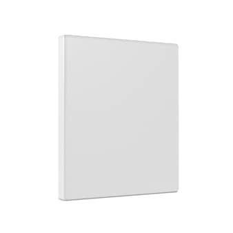 Staples 1/2" 3-Ring View Binders, White, 12/Pack (23740/21682)