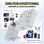 Overtime E63 7-in-1 Wall Outlet Surge Protector Extender with 4 AC Outlets, 2 USB-A & 1 USB-C Ports, White (OWPE63WH)~#|#~6D03BD63-83F9-4EAC-A0B478271D34D073_sc7