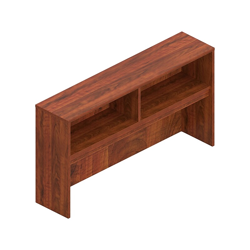 Offices To Go Superior Laminate 66"W Desktop Hutch, American Dark Cherry (TDSL66HOADC) image 1
