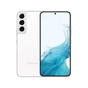 Samsung Galaxy S22 Unlocked Cell Phone, 128GB, Phantom White (SM-S901UZWAXAA)