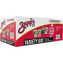 Utz Zapp's Gluten Free Kettle-Style Potato Chips, 37.5 oz., 25
