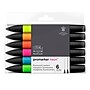 Winsor & Newton Promarker Dual-Tip Alcohol Based Marker, Neon Colors, 6/Pack (WNX0290136)~#|#~6D1CFED5-A822-4BA8-BDE3C8AFDA8E006F_sc7
