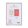 DesignWorks Ink Oval Wreath Holiday Cards, 5 x 7, Assorted Colors, 12 Cards/Box (THC46D-102ST)~#|#~6D27C850-243F-4493-AB5E4F97D827667C_sc7