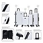 InUSA Trend 4-Piece Hardside Spinner Luggage Set, TSA Checkpoint Friendly, White (IUTRESMLXL-WHI)~#|#~6D2C9870-4250-46B0-A66D5FA0C17F98A4_sc7
