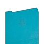 Smead File Folder, 1/3-Cut Tab, Letter Size, Teal, 100/Box (13143)~#|#~6D2D55D7-B805-4D14-8443B1EB099012F6_sc7