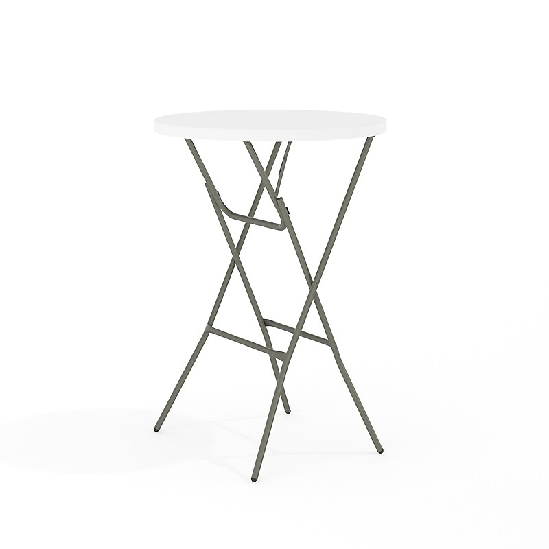 Flash Furniture Elon Folding Table, 31.25" x 31.25", Granite White (DADYCZ80R2BAR) image 1