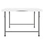 Flash Furniture Paige Rectangle Kid's Plastic Folding Table, 29"W x 60"D x 18.75"H, Granite White (RB3060FHKIDWH)~#|#~6D380EA9-055E-47E1-9CC1AB419A9C7852_sc7