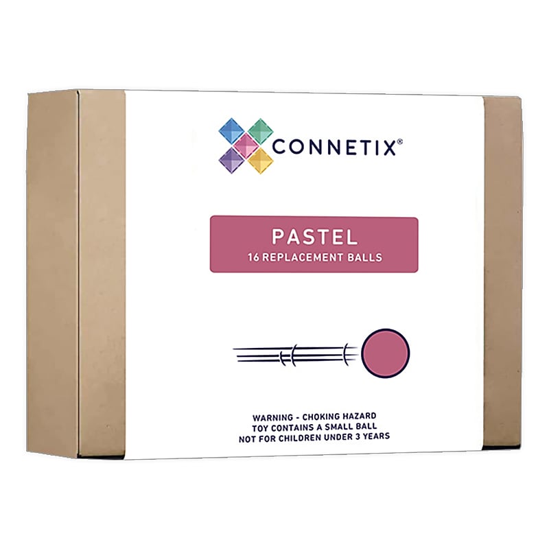 Connetix Magnetic Tiles Pastel Ball Pack, 16 Pieces (CNTP00016BA) image 1