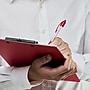 Staples Retractable Ballpoint Pens, Medium Point, Red Ink, Dozen (50792)~#|#~6D40865C-2B1A-40EA-B360844CECC095D5_sc7