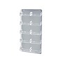 Azar Card Holder, 8.5" x 15.75", Vertical, Wall Mounted, Clear, Acrylic, 2/Pack (252222)~#|#~6D40C3FC-3D58-4167-A605FE6E778B8C0C_sc7