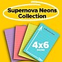 Post-it Super Sticky Notes, 4" x 6", Supernova Neons Collection, Lined, 45 Sheets/Pad, 24 Pads/Pack (660-24SSMIA-CP)~#|#~6D44718B-CA93-4F96-AA73D3581E084E11_sc7