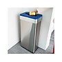 HLS Commercial Stainless Steel Recycling Bin, 21-Gallon, Blue/Silver (HLS21UOTREC)~#|#~6D457725-B0BB-4BE7-9BF0CAE23302D6B1_sc7